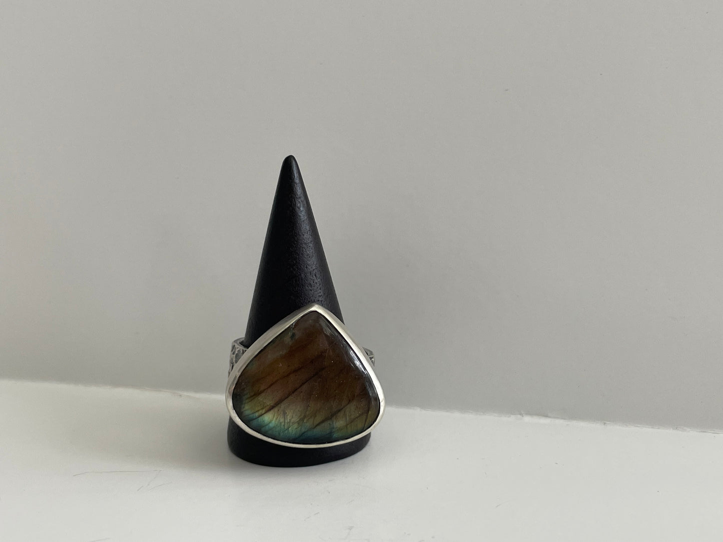 Labradorite and Sterling Ring - US 11.5