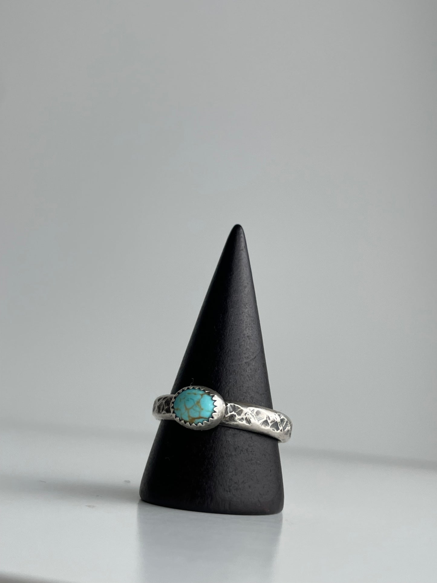 Turquoise and Sterling Ring - US 10.5