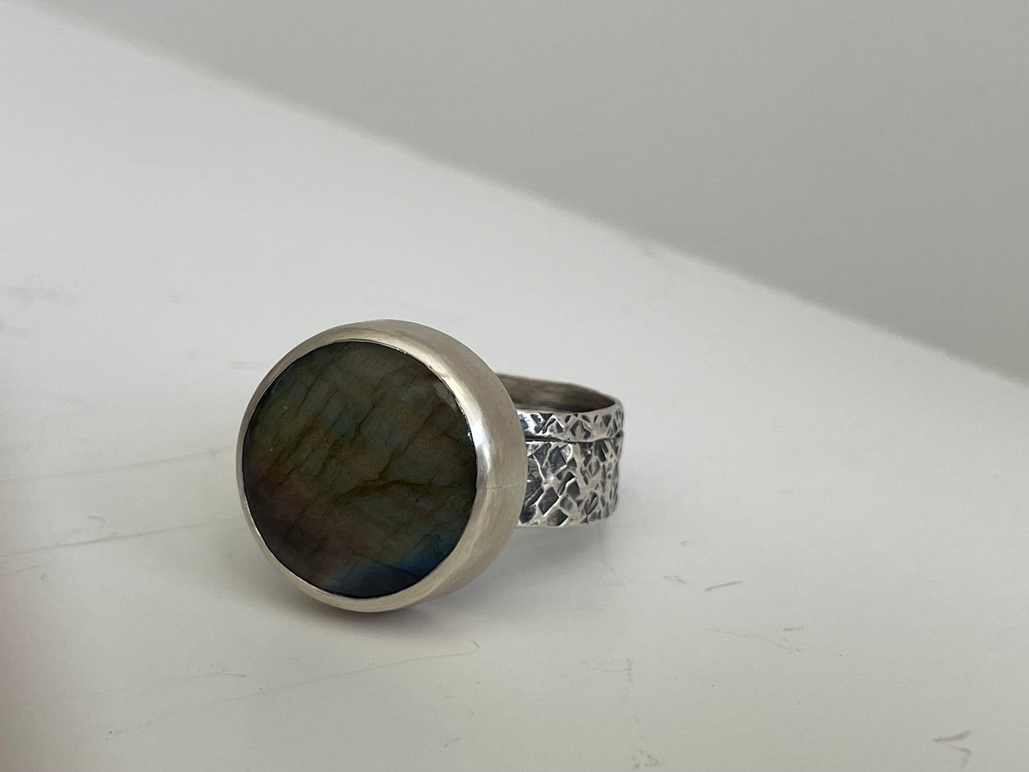 Labradorite and Sterling Ring - US 13