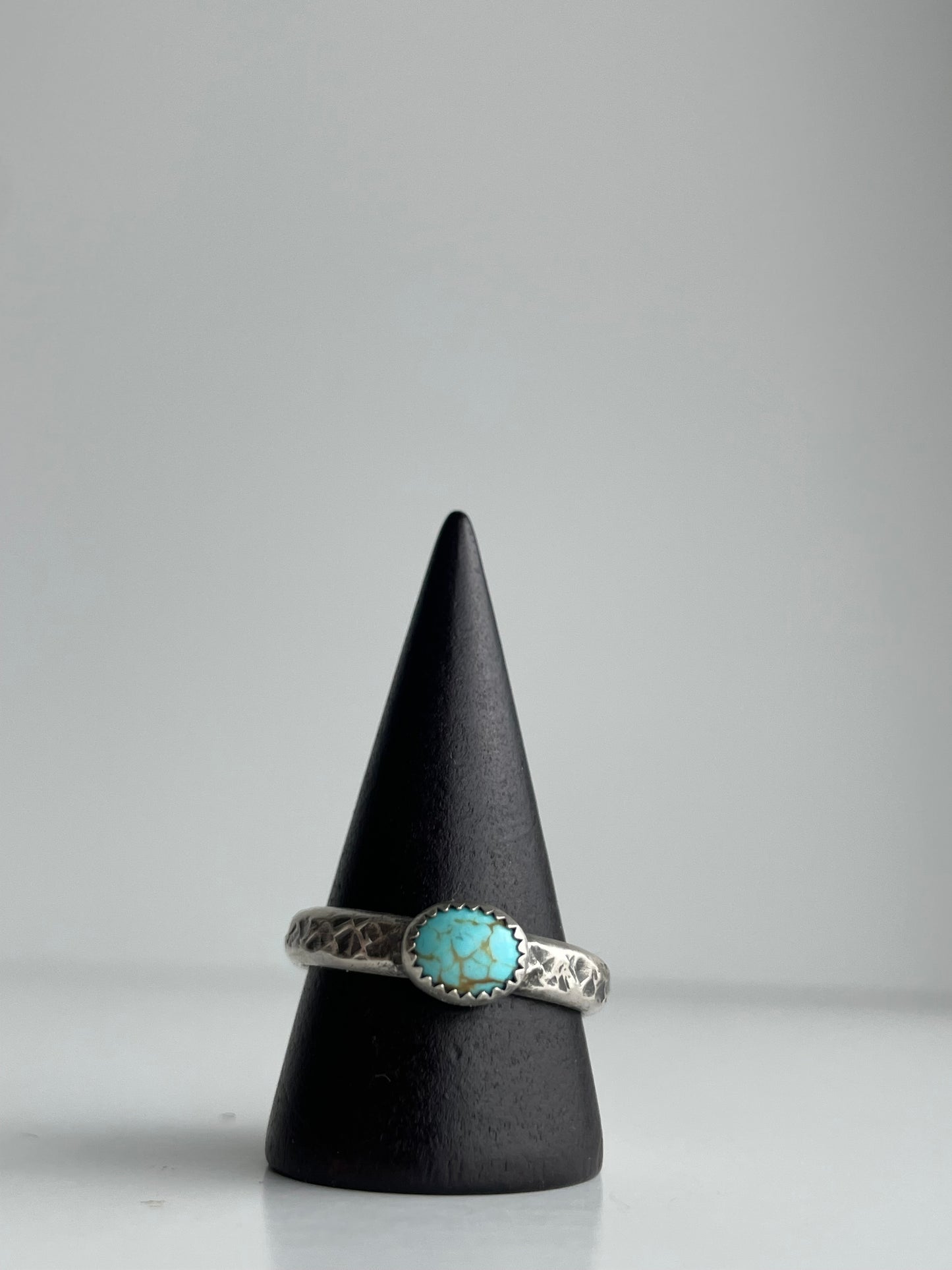 Turquoise and Sterling Ring - US 10.5