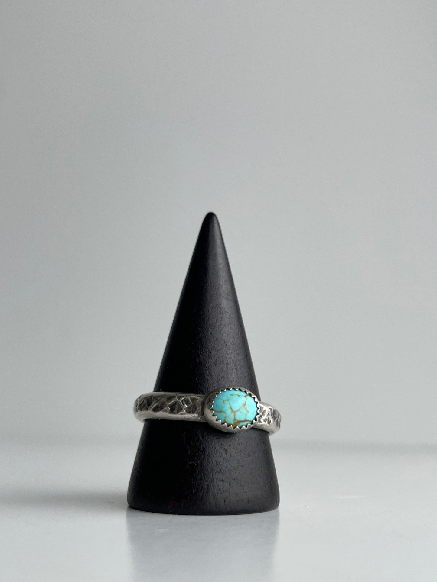 Turquoise and Sterling Ring - US 10.5