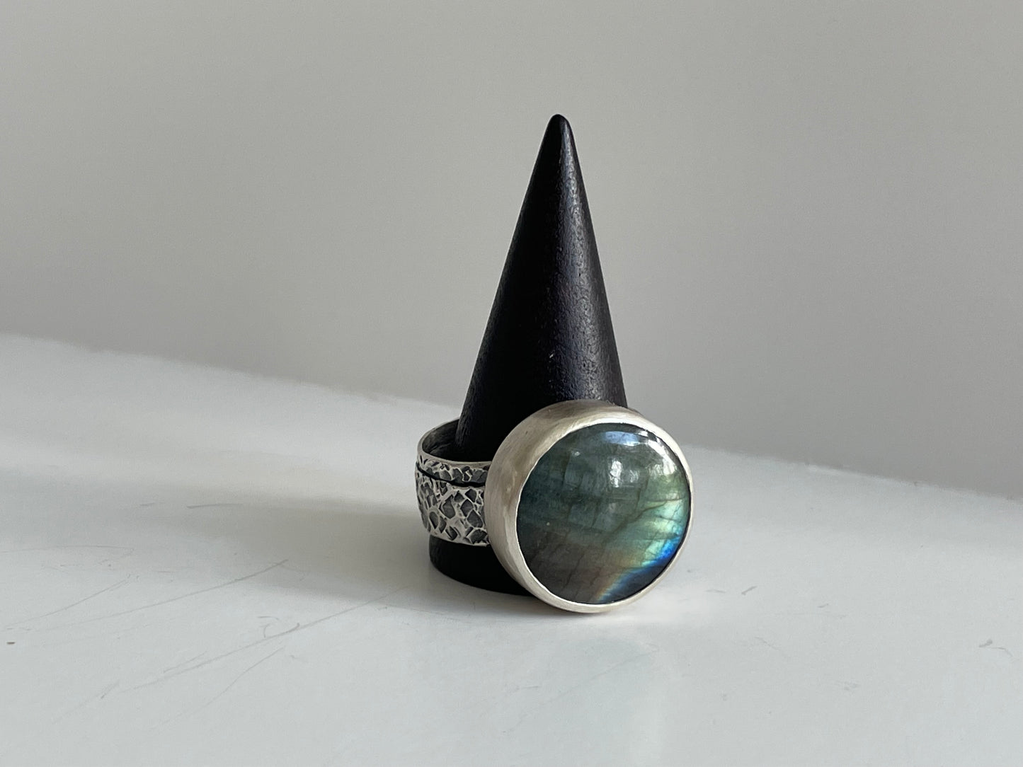 Labradorite and Sterling Ring - US 13