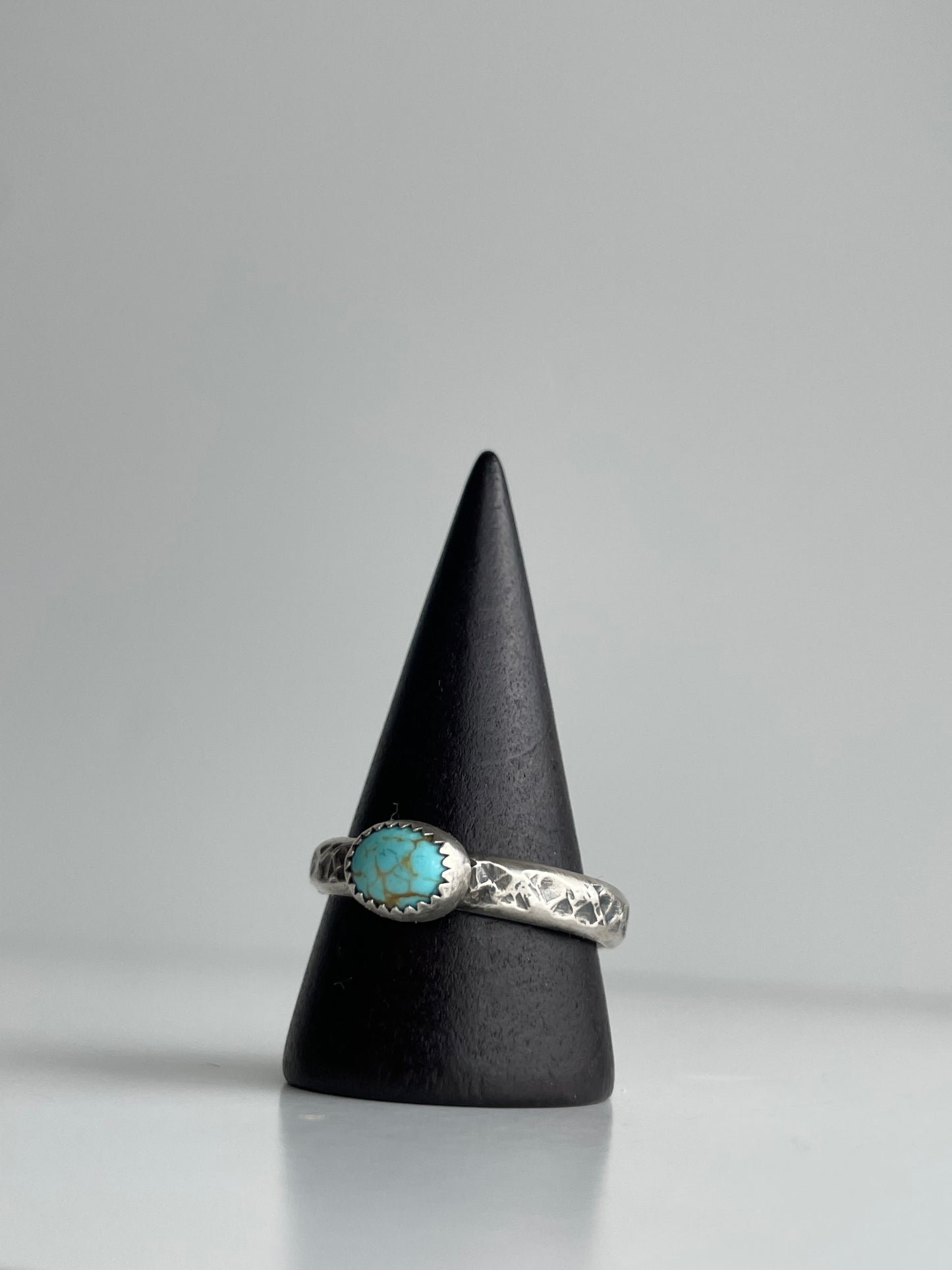 Turquoise and Sterling Ring - US 10.5