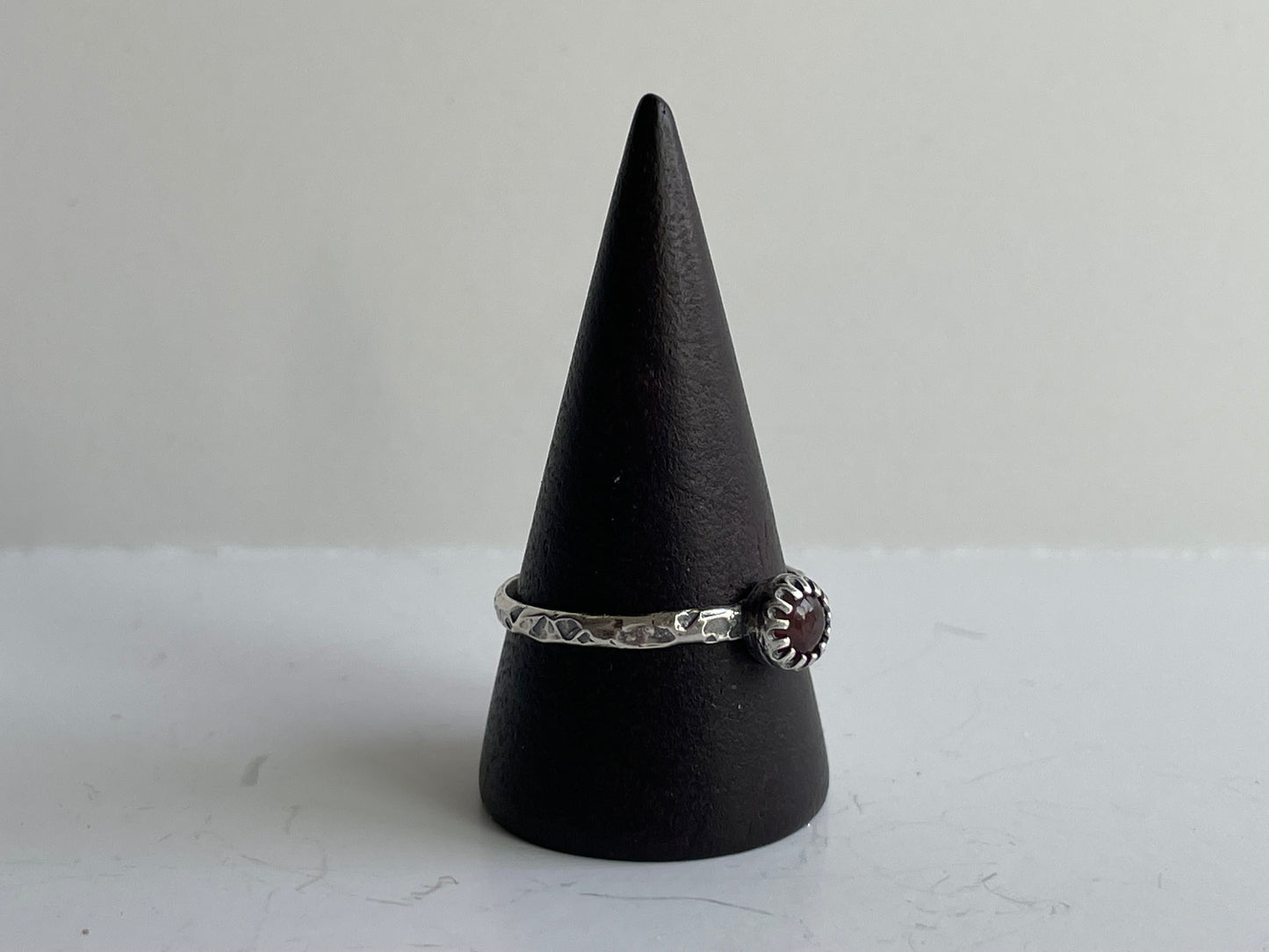 Tourmaline and Sterling Ring - US 9.5