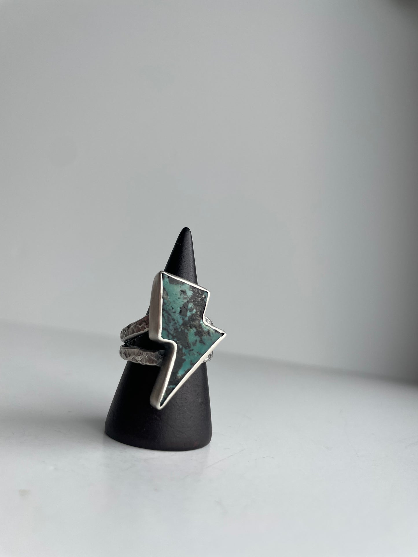 Turquoise and Sterling Ring - US 7