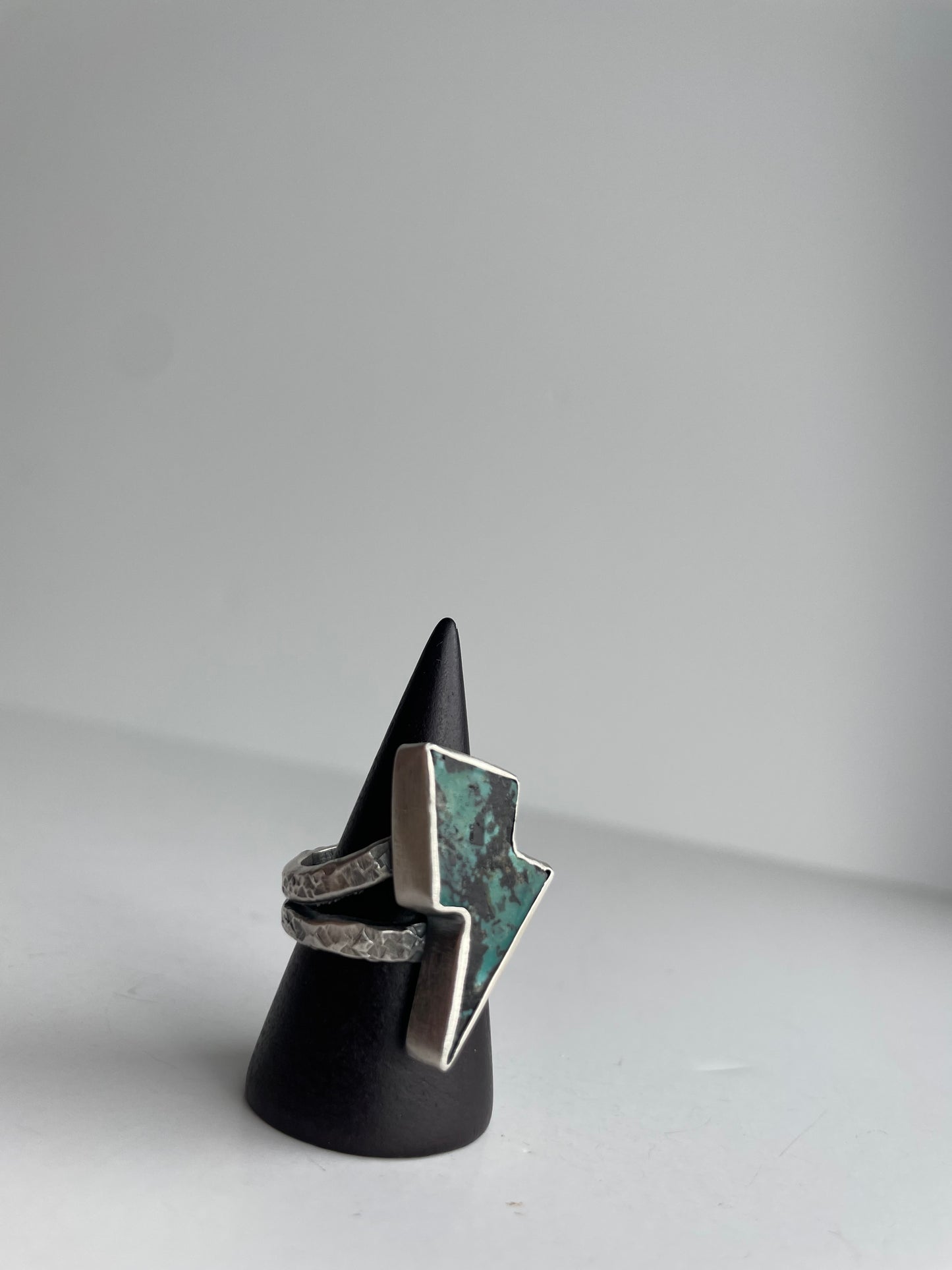 Turquoise and Sterling Ring - US 7